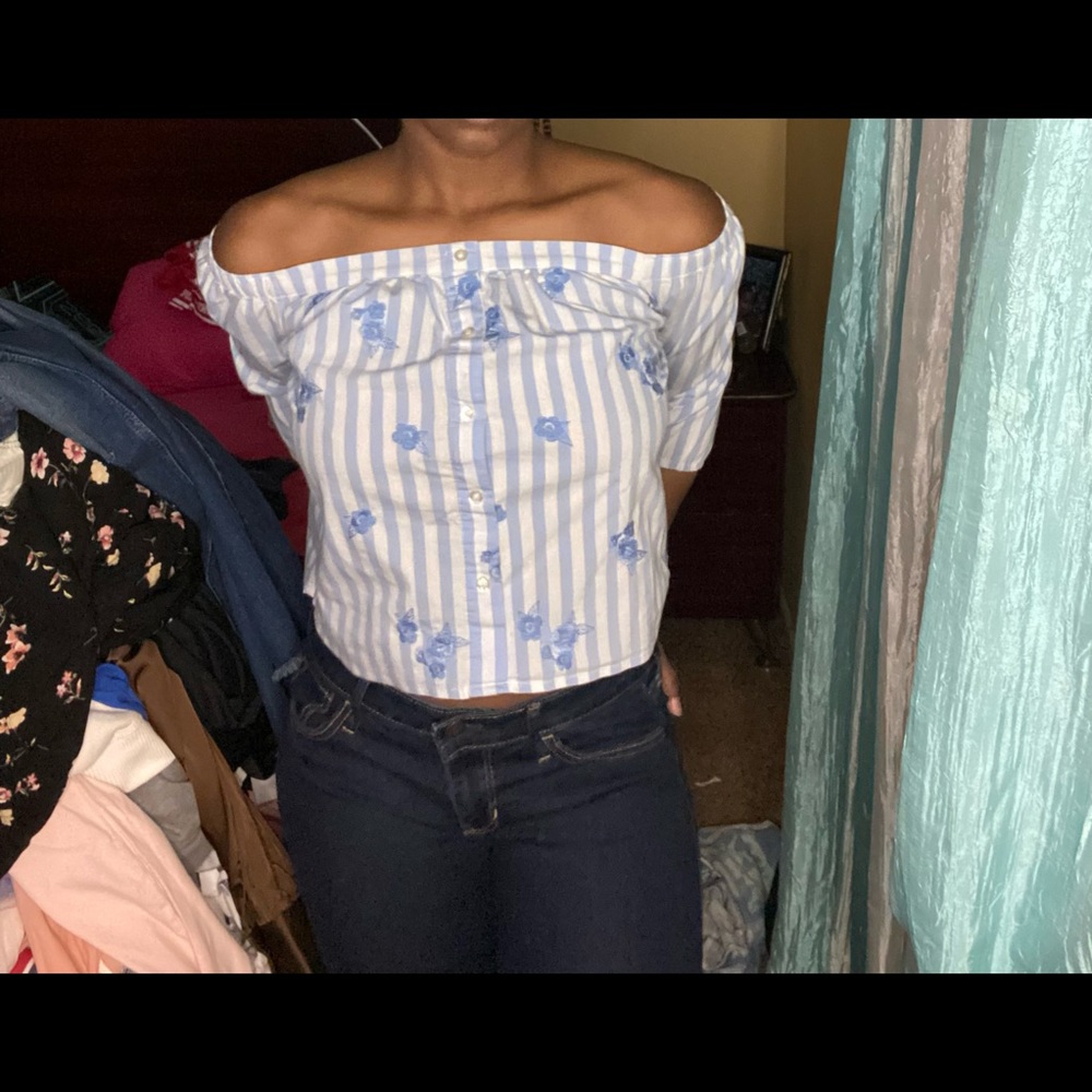 Hollister off the shoulder top
